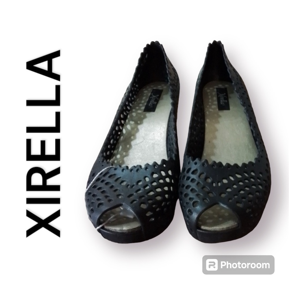 XIRELLA  WOMENS SIZE 35 OPEN TOE PLATFORMS